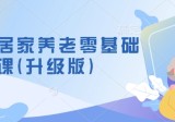 社区居家养老零基础入门课(升级版)了解新手做养老的可行模式，掌握养老项目的筹备方法
