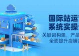 国际站运营系统实操课：关键词构建，产品线布局，全面提升店铺流量