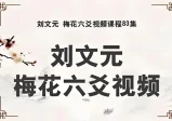 刘文元：梅花六爻高级实战特训面授班(全83集课)