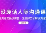 没废话人际沟通课，人际沟通实操训练营，无需好口才解决沟通难问题