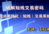 【王红英】期货日内短线交易技术视频教程波段战法视频 13集
