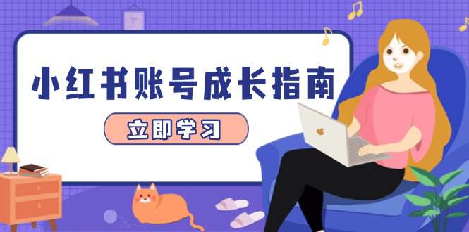 小红书账号成长指南，爆款选题+精准定位+数据分析，系统提升账号变现能力  第1张